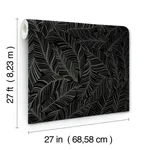 York Wallcoverings Rainforest Canopy - Black Wallpaper | Buy Online York Wallcoverings Rainforest Canopy wallpaper, color Black, SKU TC2712