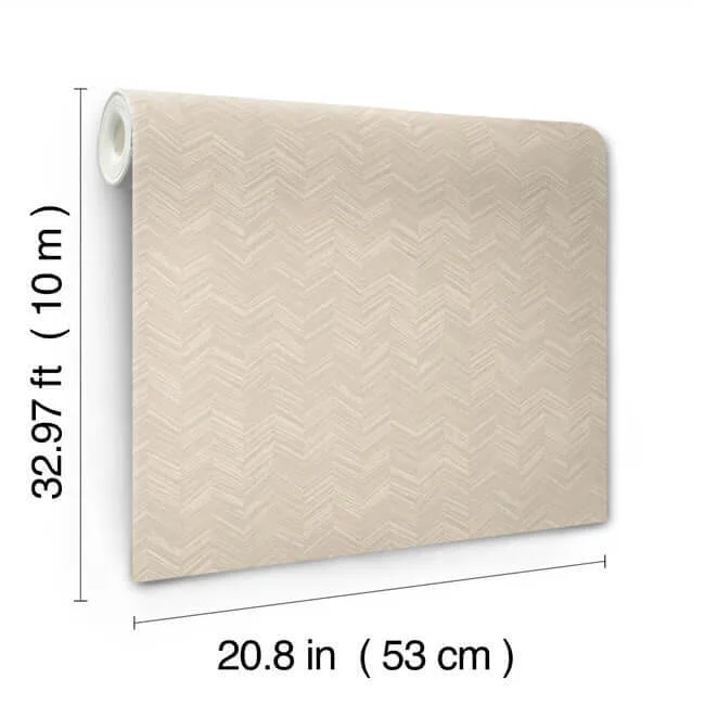 York Wallcoverings Raised Chevron - Beige Wallpaper | Buy Online York Wallcoverings Raised Chevron wallpaper, color Beige, SKU SI25361