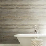 York Wallcoverings Raw Jute Grasscloth - Metallic Wallpaper | Buy Online York Wallcoverings Raw Jute Grasscloth wallpaper, color Metallic, SKU NZ0796