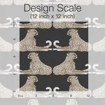 York Wallcoverings Reclining Cheetahs wallpaper, color Black, SKU PSW1355RL