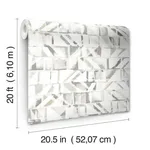 York Wallcoverings Refraction - Neutral Wallpaper | Buy Online York Wallcoverings Refraction wallpaper, color Neutral, SKU PSW1220RL