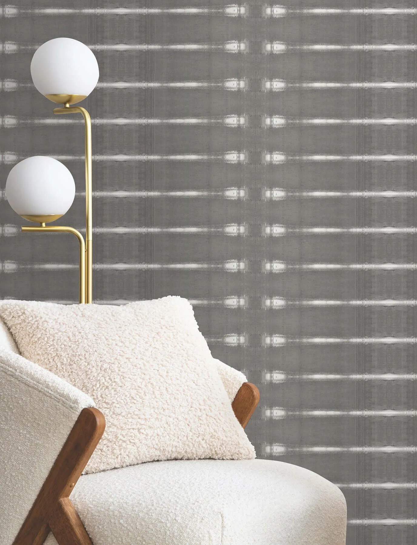 York Wallcoverings Resound - Graphite Wallpaper | Buy Online York Wallcoverings Resound wallpaper, color Graphite, SKU UD2519N