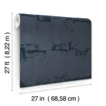 York Wallcoverings Rhythm & Rhyme - Night Sky Wallpaper | Buy Online York Wallcoverings Rhythm & Rhyme wallpaper, color Night Sky, SKU FM1061