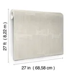 York Wallcoverings Rhythm & Rhyme wallpaper, color Taupe, SKU FM1065