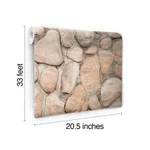 York Wallcoverings River Rock wallpaper, color Slate Grey & Desert Brown, SKU RN1064