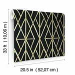 York Wallcoverings Riviera Bamboo Trellis - Black Wallpaper | Buy Online York Wallcoverings Riviera Bamboo Trellis wallpaper, color Black, SKU CV4448