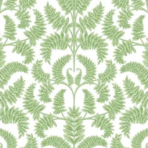 York Wallcoverings Royal Fern Damask wallpaper, color Green, SKU DM4961