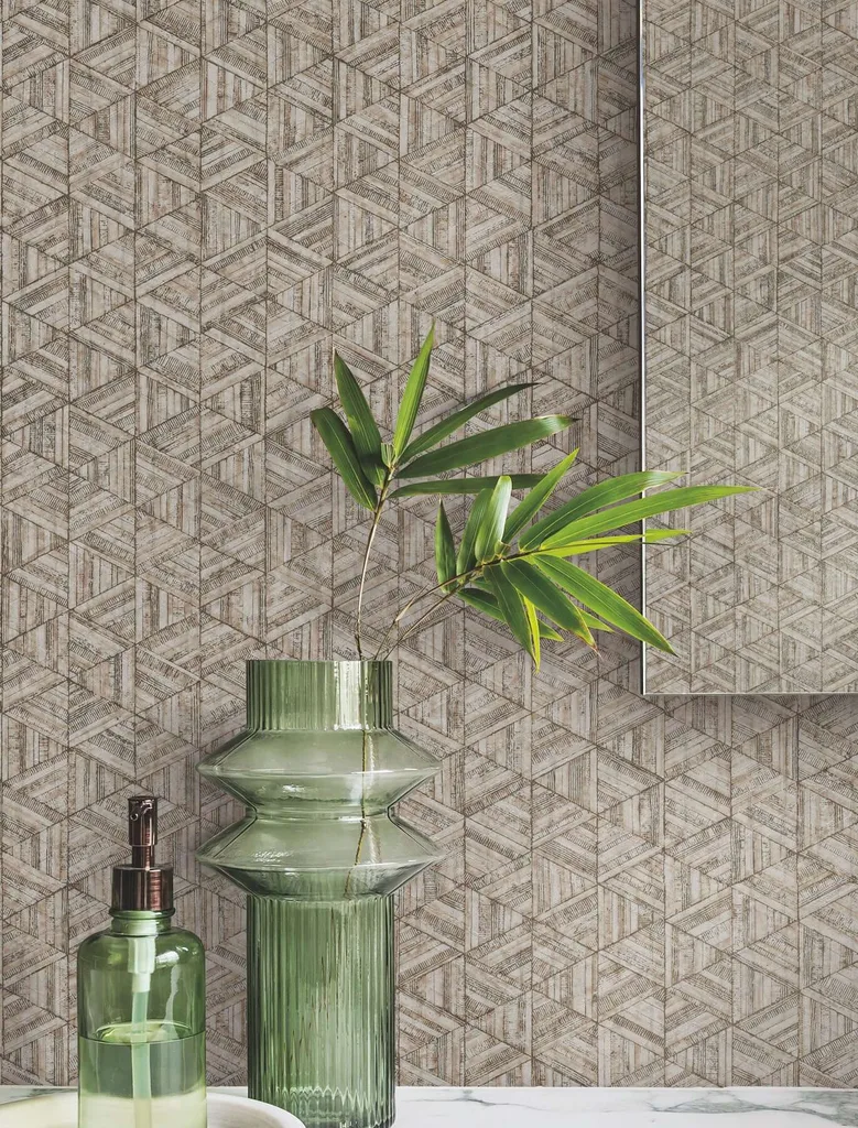 York Wallcoverings Rune wallpaper, color Tortoiseshell, SKU UD2582N