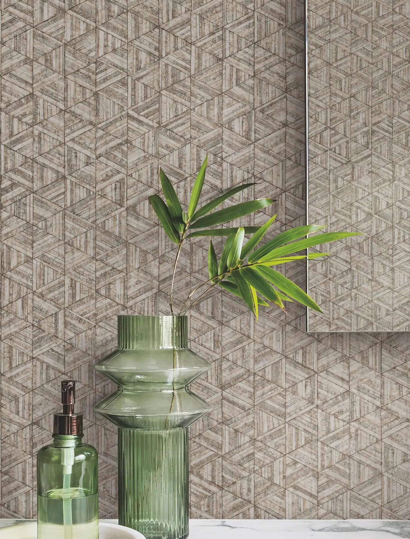 York Wallcoverings Rune wallpaper, color Tortoiseshell, SKU UD2582N