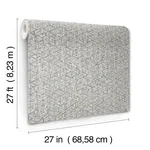 York Wallcoverings Rune wallpaper, color Oyster, SKU UD2583N