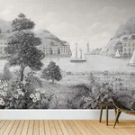 York Wallcoverings Safe Harbor - Grey & Neutral Wallpaper | Buy Online York Wallcoverings Safe Harbor wallpaper, color Grey & Neutral, SKU MU0319M