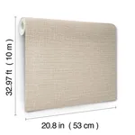 York Wallcoverings Scotland Tweed wallpaper, color Beige, SKU SI24971