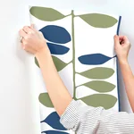 York Wallcoverings Sculpted Vines wallpaper, color Alpine & Ultramarine, SKU ZM2801