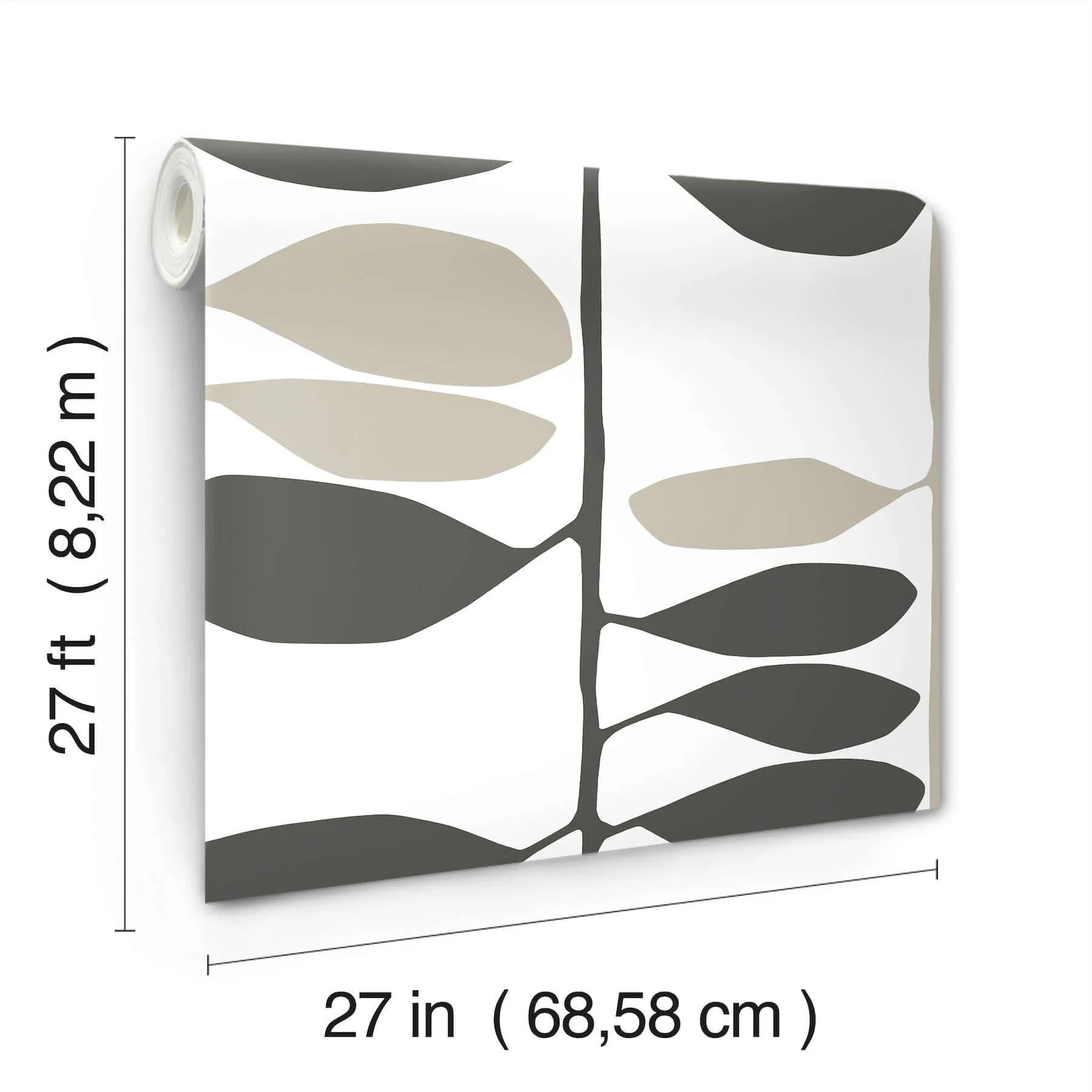 York Wallcoverings Sculpted Vines - Carbon & Linen Wallpaper | Buy Online York Wallcoverings Sculpted Vines wallpaper, color Carbon & Linen, SKU ZM2804