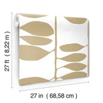 York Wallcoverings Sculpted Vines - Gold Wallpaper | Buy Online York Wallcoverings Sculpted Vines wallpaper, color Gold, SKU ZM2803
