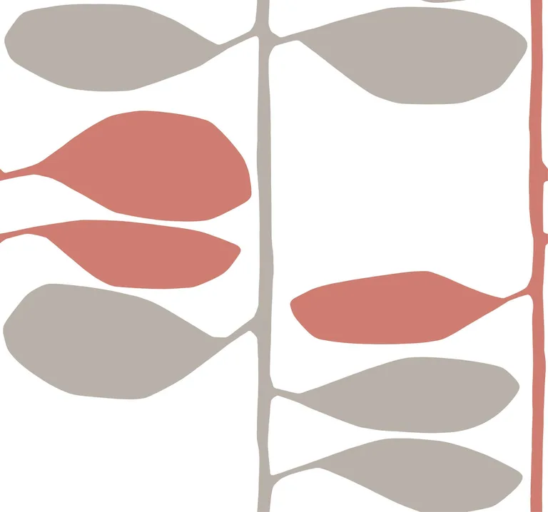 York Wallcoverings Sculpted Vines wallpaper, color Vermillion & Graphite, SKU ZM2802