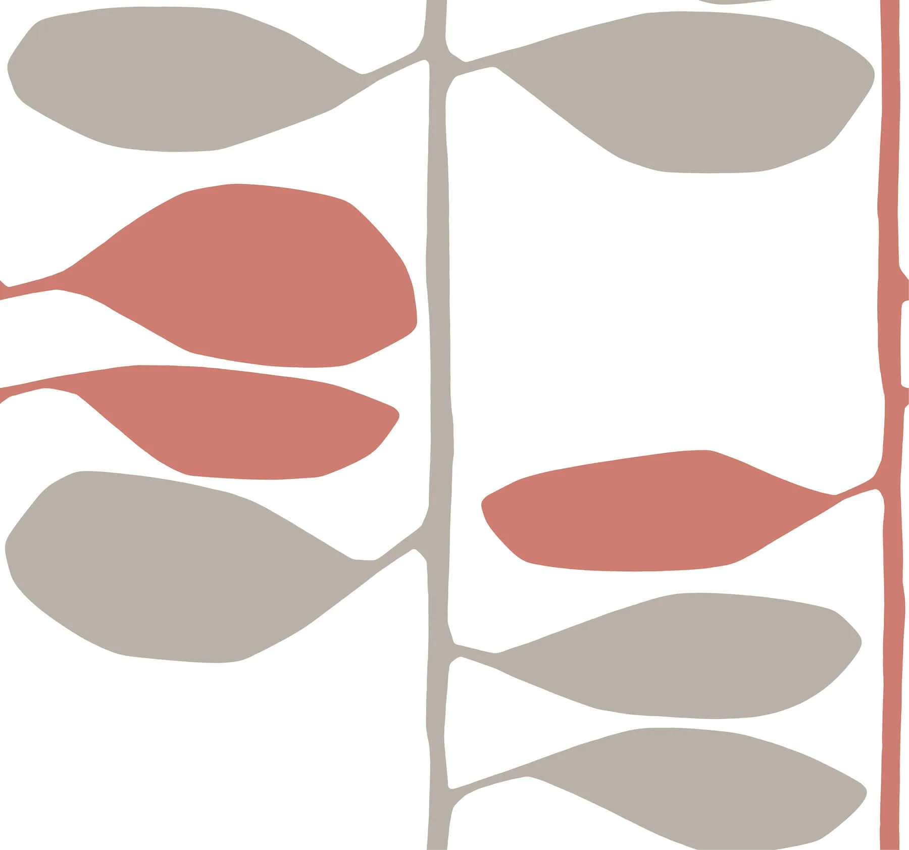 York Wallcoverings Sculpted Vines wallpaper, color Vermillion & Graphite, SKU ZM2802