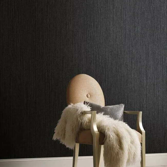York Wallcoverings Seagrass - Black & Silver Wallpaper | Buy Online York Wallcoverings Seagrass wallpaper, color Black & Silver, SKU Y6201801