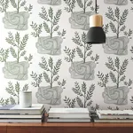 York Wallcoverings Seedlings - Green Wallpaper | Buy Online York Wallcoverings Seedlings wallpaper, color Green, SKU PSW1226RL