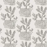 York Wallcoverings Seedlings - Grey Wallpaper | Buy Online York Wallcoverings Seedlings wallpaper, color Grey, SKU PSW1227RL