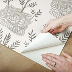 York Wallcoverings Seedlings - Grey Wallpaper | Buy Online York Wallcoverings Seedlings wallpaper, color Grey, SKU PSW1227RL