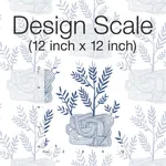 York Wallcoverings Seedlings - Blue Wallpaper | Buy Online York Wallcoverings Seedlings wallpaper, color Blue, SKU PSW1228RL