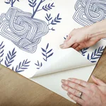 York Wallcoverings Seedlings - Blue Wallpaper | Buy Online York Wallcoverings Seedlings wallpaper, color Blue, SKU PSW1228RL