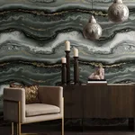 York Wallcoverings Shifting Sands wallpaper, color Onyx, SKU PSW1561RL