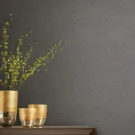 York Wallcoverings Shining Sisal Grasscloth wallpaper, color Grey Metallic, SKU Y6200901