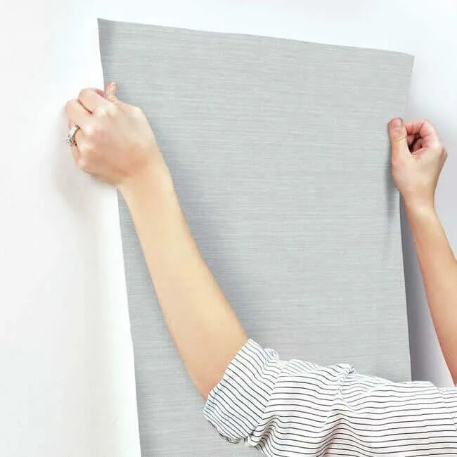 York Wallcoverings Shining Sisal Grasscloth - Silver Metallic Wallpaper | Buy Online York Wallcoverings Shining Sisal Grasscloth wallpaper, color Silver Metallic, SKU DD3731