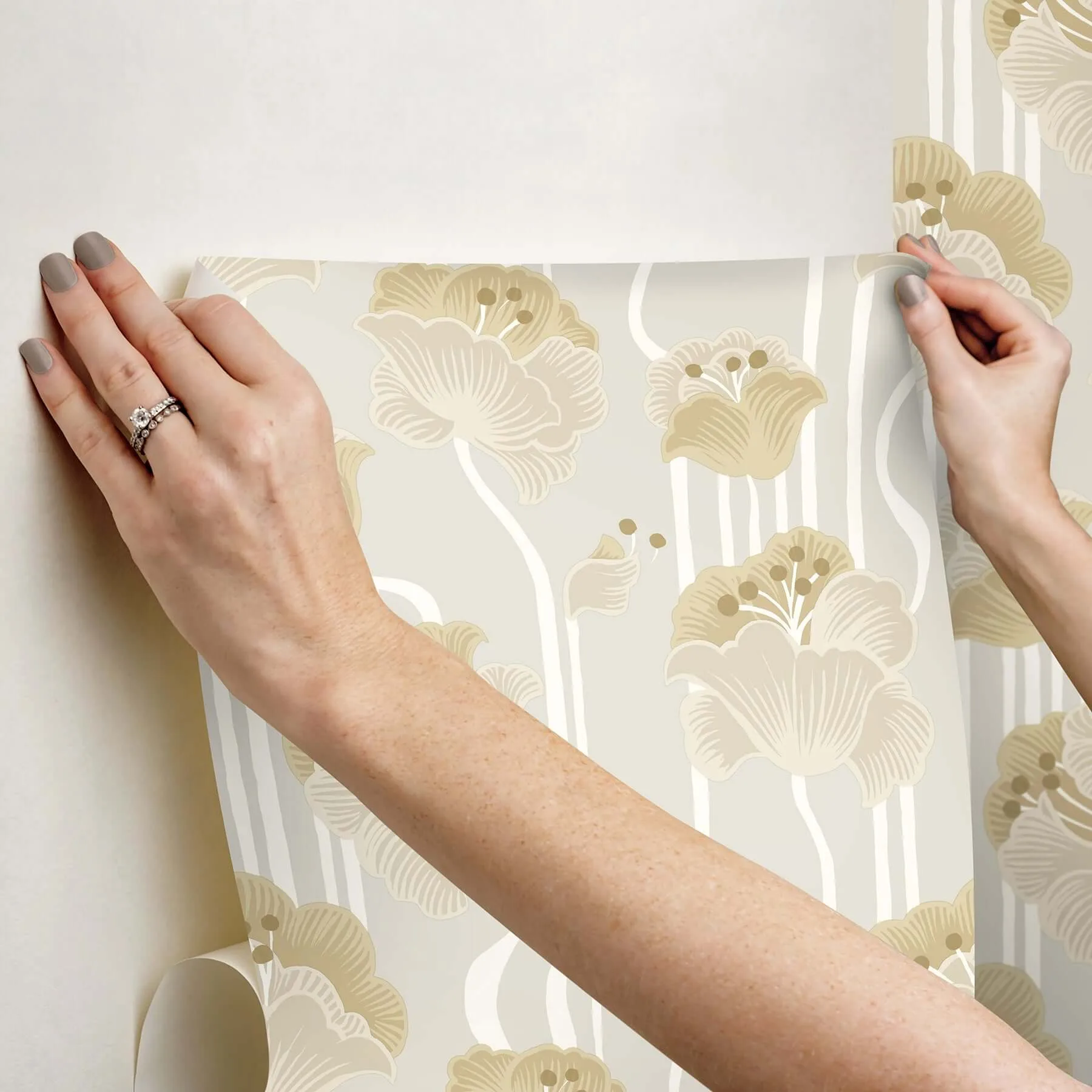 York Wallcoverings Shirley - Neutral Wallpaper | Buy Online York Wallcoverings Shirley wallpaper, color Neutral, SKU PSW1568RL