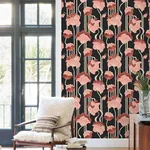 York Wallcoverings Shirley - Coral Wallpaper | Buy Online York Wallcoverings Shirley wallpaper, color Coral, SKU PSW1571RL