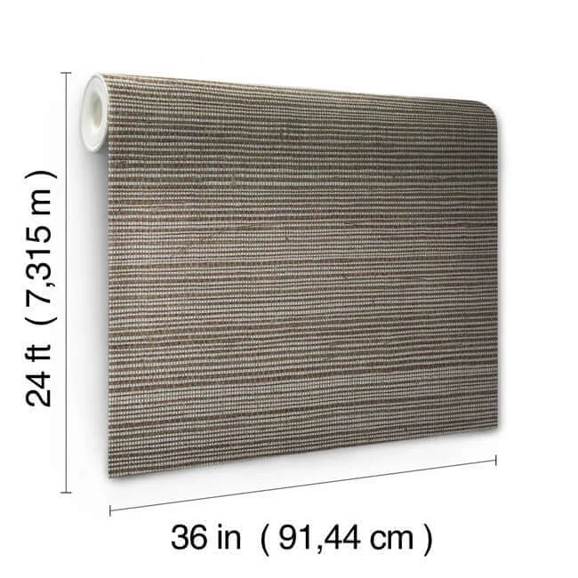 York Wallcoverings Sisal Grasscloth - Charcoal Wallpaper | Buy Online York Wallcoverings Sisal Grasscloth wallpaper, color Charcoal, SKU VG4418