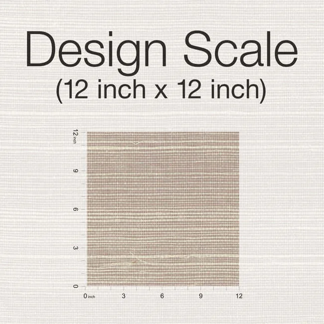 York Wallcoverings Plain Sisal Grasscloth wallpaper, color White, SKU VG4406