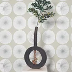 York Wallcoverings Soho Starburst - Silver Wallpaper | Buy Online York Wallcoverings Soho Starburst wallpaper, color Silver, SKU PSW1216RL