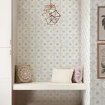 York Wallcoverings Soho Starburst - Silver Wallpaper | Buy Online York Wallcoverings Soho Starburst wallpaper, color Silver, SKU PSW1216RL