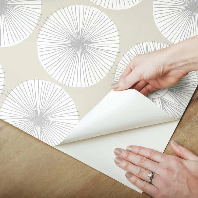 York Wallcoverings Soho Starburst - Silver Wallpaper | Buy Online York Wallcoverings Soho Starburst wallpaper, color Silver, SKU PSW1216RL