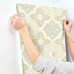 York Wallcoverings Sol & Mane - Green Wallpaper | Buy Online York Wallcoverings Sol & Mane wallpaper, color Green, SKU MB29033