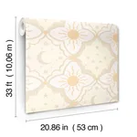 York Wallcoverings Sol & Mane - Tangerine Wallpaper | Buy Online York Wallcoverings Sol & Mane wallpaper, color Tangerine, SKU MB29032