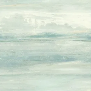 York Wallcoverings Soothing Mists Scenic wallpaper, color Blue, SKU PSW1099RL