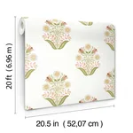 York Wallcoverings Sophie - Pink Wallpaper | Buy Online York Wallcoverings Sophie wallpaper, color Pink, SKU PSW1577RL