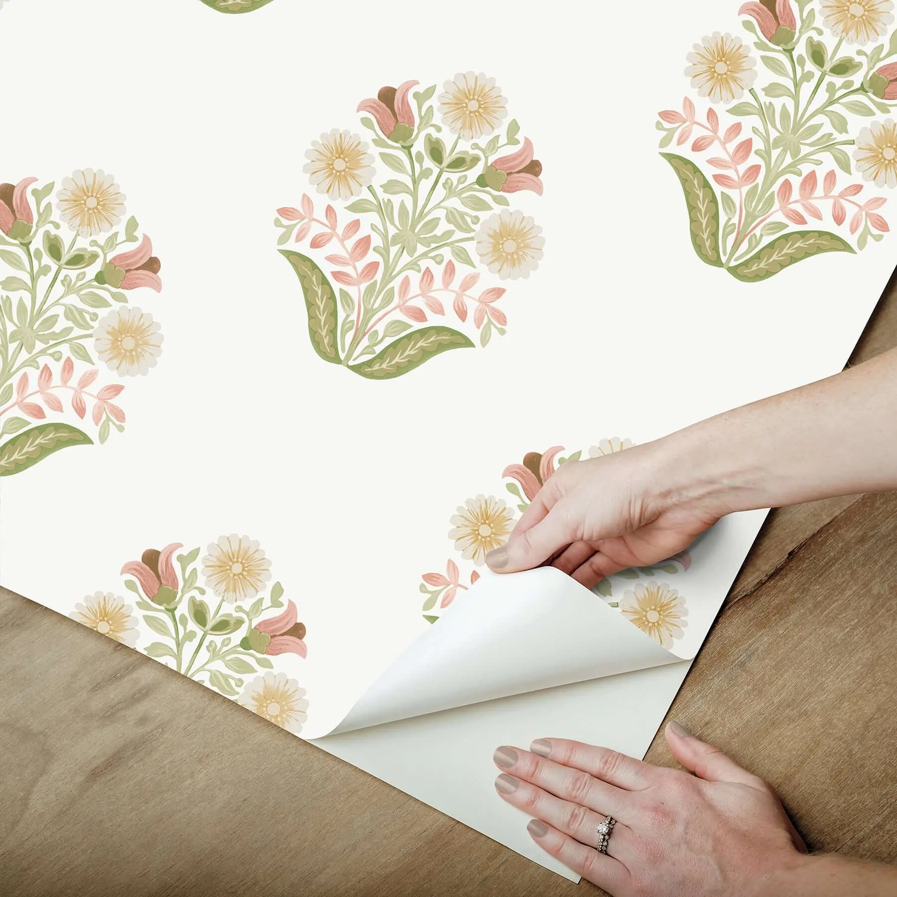 York Wallcoverings Sophie - Pink Wallpaper | Buy Online York Wallcoverings Sophie wallpaper, color Pink, SKU PSW1577RL