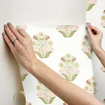 York Wallcoverings Sophie - Pink Wallpaper | Buy Online York Wallcoverings Sophie wallpaper, color Pink, SKU PSW1577RL