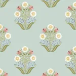 York Wallcoverings Sophie wallpaper, color Aqua, SKU PSW1578RL