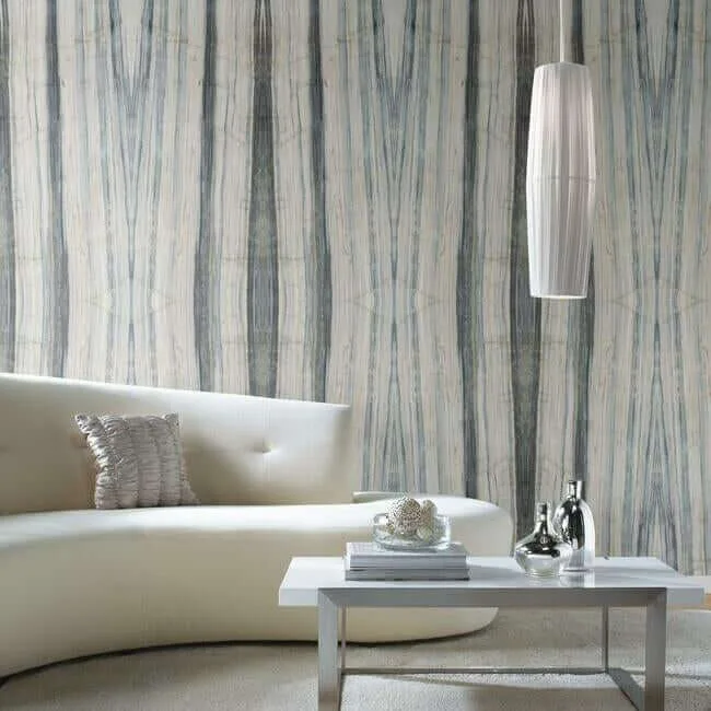 York Wallcoverings Spanish Marble wallpaper, color Grey & Blue, SKU PSW1296M