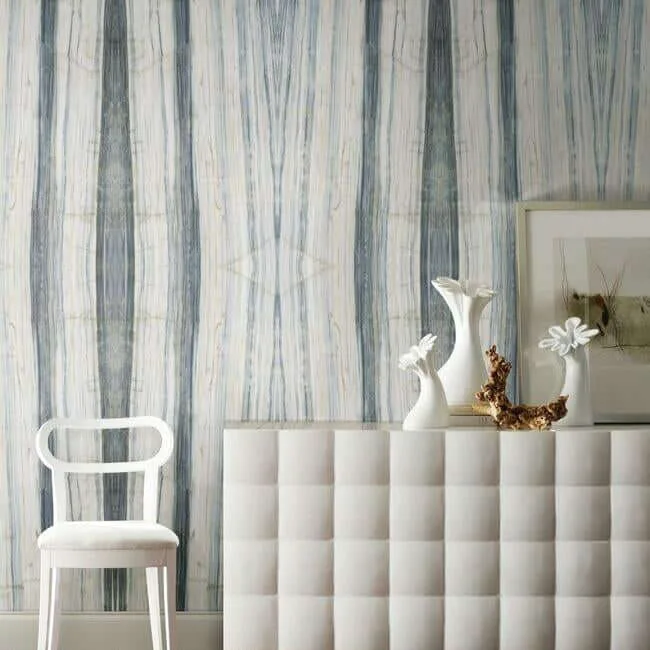 York Wallcoverings Spanish Marble wallpaper, color Grey & Blue, SKU PSW1296M