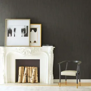 York Wallcoverings Speakeasy wallpaper, color Black Metallic, SKU CA1540