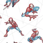 York Wallcoverings Spider-Man Fracture wallpaper, color Blue & Grey, SKU DI0939