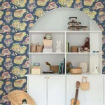 York Wallcoverings Staden - Dark Blue Wallpaper | Buy Online York Wallcoverings Staden wallpaper, color Dark Blue, SKU MB29010