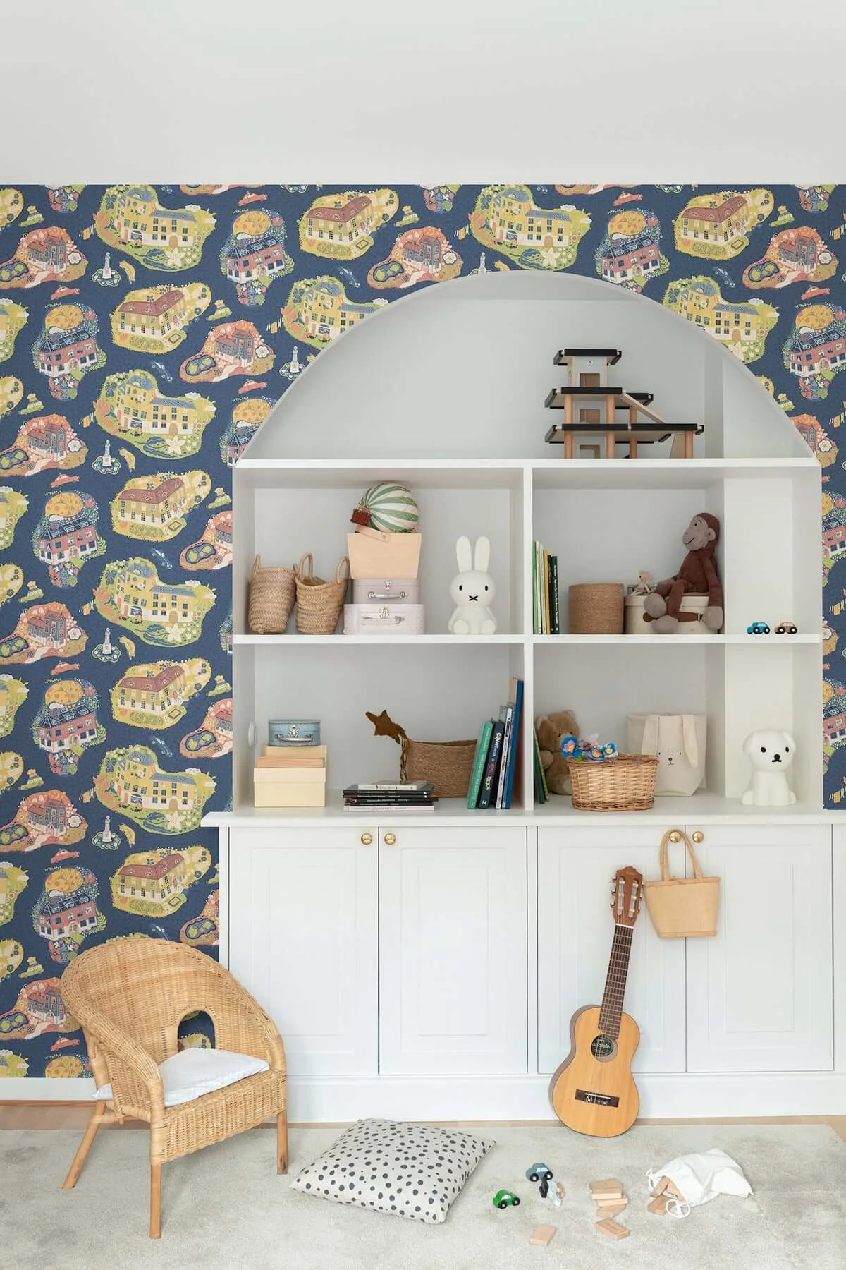 York Wallcoverings Staden wallpaper, color Dark Blue, SKU MB29010